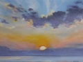Sublime Sunrise, oil on panel, 5 x 7 in., SOLD