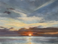 Bristol Sunset, oil on panel, 12 x 16 in., $685
