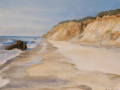 Beach Day - Aquinnah, oil on panel, 8 x 10 in., SOLD